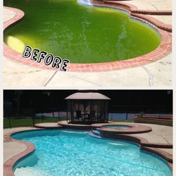 Vision Pools - Green pool to clean pool.