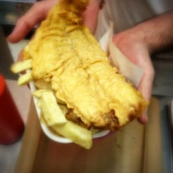 The Golden Bite Take Away - Order up, freshly prepared fish & Chips.