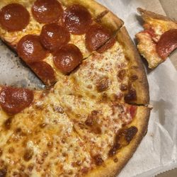 Park Avenue Pizza - Small half pepperoni half cheese