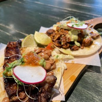 Agave Underground - Short rib taco, and al pastor taco - Mexican Near Me - Fort Collins, Colorado