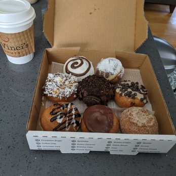 Da Vinci's Donuts - Half dozen= 8 mini donuts for 9.25 - Donuts Near Me - Alpharetta, Georgia Da Vinci's Donuts - Half dozen= 8 mini donuts for 9.25 - Donuts Near Me - Alpharetta, Georgia