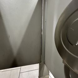 Target - Bathroom stall door, walls, corners looks to have never been cleaned.