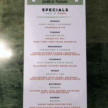 Conroy's Public House - Daily Food Specials - Irish Near Me - Leawood, Kansas