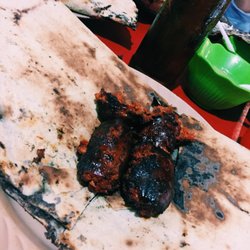 Las Tlayudas de Libres - Tlayudas con chorizo.
