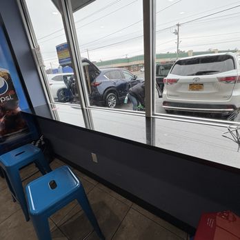 Rainbow Car Wash - waiting area - Car Wash Near Me - Hicksville, New York Rainbow Car Wash - waiting area - Car Wash Near Me - Hicksville, New York