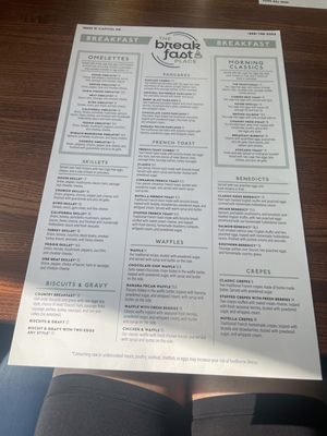 Menu photo 1 The Breakfast Place Brookfield, WI Menu photo 1 The Breakfast Place Brookfield, WI