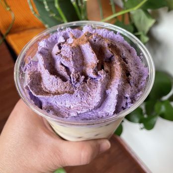 Kalesa Coffee - Ube whipped cream cold brew. - Coffee & Tea Near Me - Portland, Oregon Kalesa Coffee - Ube whipped cream cold brew. - Coffee & Tea Near Me - Portland, Oregon