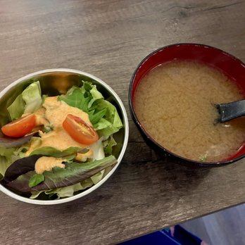 Yo Sushi - Salad and miso soup - Japanese Near Me - Pinole, California Yo Sushi - Salad and miso soup - Japanese Near Me - Pinole, California