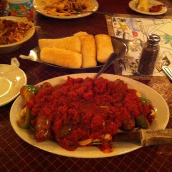 Café Milano - Sausage and peppers. Free bread. - Italian Near Me - Conyers, Georgia Café Milano - Sausage and peppers. Free bread. - Italian Near Me - Conyers, Georgia