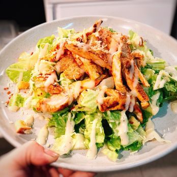 Melted Monster - Chicken Caesar salad - Burgers Near Me - Potts Point, NSW Melted Monster - Chicken Caesar salad - Burgers Near Me - Potts Point, NSW