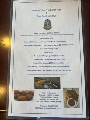 Menu photo 1 Harbor One High Point, NC