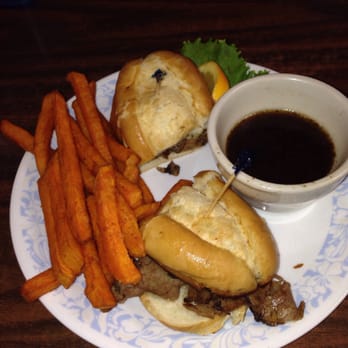 Mountain Quail Cafe - French dip and sweet potato fries - American Near Me - Quartzsite, Arizona Mountain Quail Cafe - French dip and sweet potato fries - American Near Me - Quartzsite, Arizona