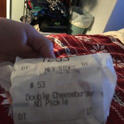 McDonald's - A crappy burger