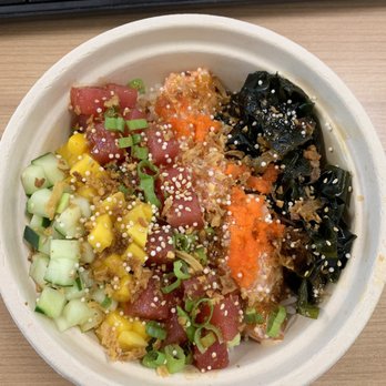Poke Jay - This is their Nemo and Ironman bowl. - Poke Near Me - Boca Raton, Florida Poke Jay - This is their Nemo and Ironman bowl. - Poke Near Me - Boca Raton, Florida