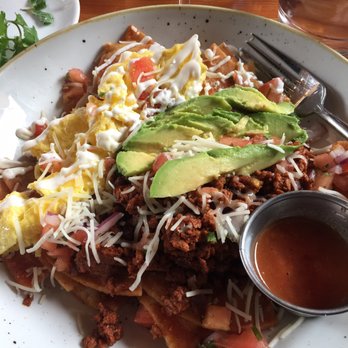 Madison - Chilaquiles with soyrizo - Italian Near Me - San Diego, California
