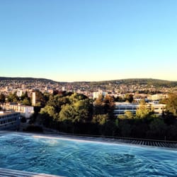 Thermalbad & Spa Zürich - Indescribable views of Zurich and the Alps (not pictured) from the rooftop pool