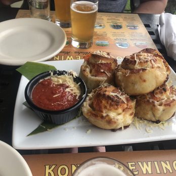 Kona Brewing - Pizza rolls!!! MUST TRY!! - Pubs Near Me - Honolulu, Hawaii