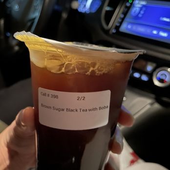 Tiger Sugar - T1 Brown Sugar Black Tea with Boba - Bubble Tea Near Me - Brooklyn, New York