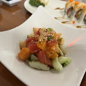 Lighthouse Thai Sushi - a close up of a plate of sushi - Thai Near Me - Lighthouse Point, Florida
