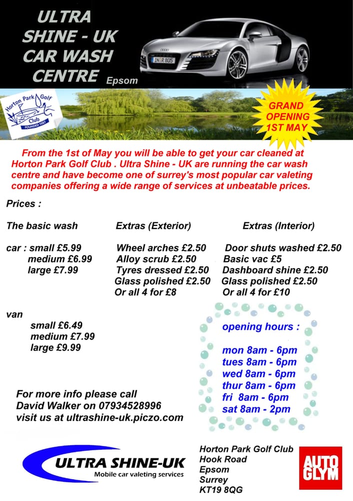 ULTRA SHINE UK CAR WASH CENTRE Updated September 2024 hook road