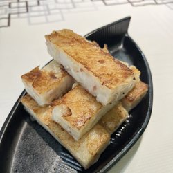 Pan fried turnip cake