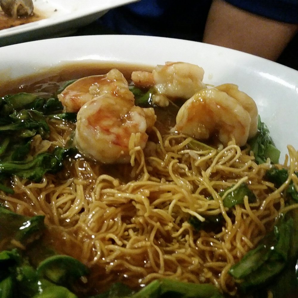 Orient Odyssey - Shrimp in Pan Fried noodles - Cantonese Near Me - Jericho, New York Orient Odyssey - Shrimp in Pan Fried noodles - Cantonese Near Me - Jericho, New York