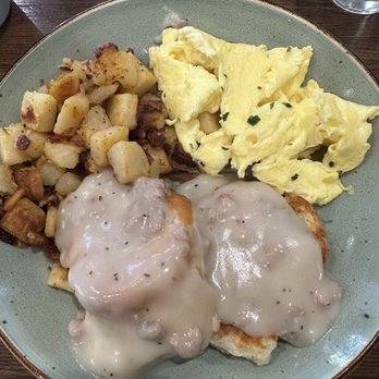 First Watch - Biscuits & Turkey Sausage Gravy With Eggs - Breakfast & Brunch Near Me - Dallas, Texas First Watch - Biscuits & Turkey Sausage Gravy With Eggs - Breakfast & Brunch Near Me - Dallas, Texas
