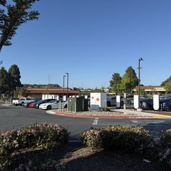 Tesla Supercharger - Can charge up to 16 vehicles at this location.