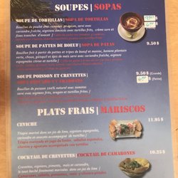 El Toro - Menu. Ceviche is great. Also the soup.