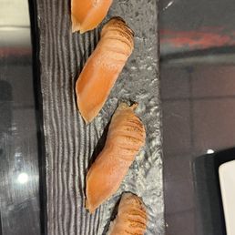 Salmon belly with white miso Salmon belly with white miso