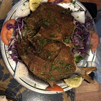 DarSalam - Whole Golden Pompano "Zubede" Fish (GF) - Middle Eastern Near Me - Portland, Oregon