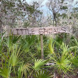 Gar Pond Trail - If you get over to Little Shoals, this sign will let you know when you get there!