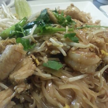 Thai Lily Cafe - Pad thai chicken shrimp - Thai Near Me - Houston, Texas Thai Lily Cafe - Pad thai chicken shrimp - Thai Near Me - Houston, Texas