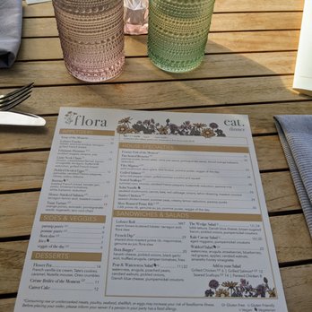 flora - Menu - New American Near Me - Westhampton Beach, New York