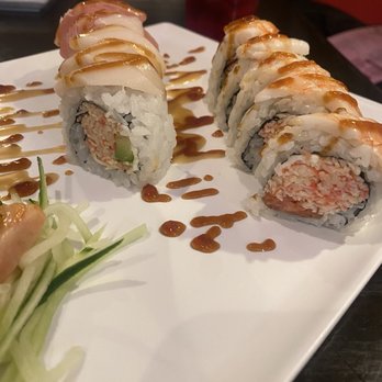 O’ Yummy Sushi - Inside of S26. Kill Bill Roll (left) and S2. American Dream Roll (right) - Sushi Bars Near Me - Virginia Beach, Virginia O’ Yummy Sushi - Inside of S26. Kill Bill Roll (left) and S2. American Dream Roll (right) - Sushi Bars Near Me - Virginia Beach, Virginia