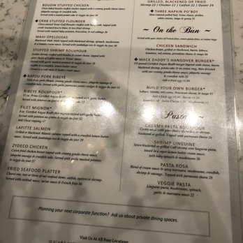 The Rouxpour - Menu - Cajun/Creole Near Me - Houston, Texas