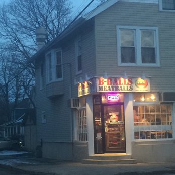 B-Balls Meatballs - located in a suburb street full of houses. - Pizza Near Me - Suffern, New York B-Balls Meatballs - located in a suburb street full of houses. - Pizza Near Me - Suffern, New York