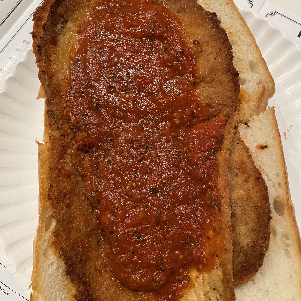 Vito's Pizza - Eggplant parm sub hold the cheese - Pizza Near Me - Pennington, New Jersey Vito's Pizza - Eggplant parm sub hold the cheese - Pizza Near Me - Pennington, New Jersey