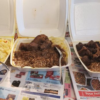The Flavor Spot  - Enjoyed some curry chicken, stew chicken and oxtail platters with the family. - Caribbean Near Me - Philadelphia, Pennsylvania