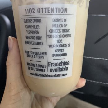 1102 Express Bubble Tea & Coffee - Picture of drunk warning - Bubble Tea Near Me - Fort Worth, Texas 1102 Express Bubble Tea & Coffee - Picture of drunk warning - Bubble Tea Near Me - Fort Worth, Texas