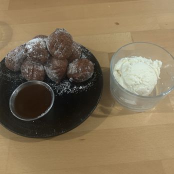 Bar Becky - Ricotta donuts and a side of vanilla ice cream - Italian Near Me - Long Beach, California Bar Becky - Ricotta donuts and a side of vanilla ice cream - Italian Near Me - Long Beach, California