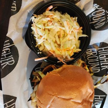Higher Ground Char House - Grilled chicken Dis Won with a side of craft slaw - Burgers Near Me - Chapin, South Carolina Higher Ground Char House - Grilled chicken Dis Won with a side of craft slaw - Burgers Near Me - Chapin, South Carolina