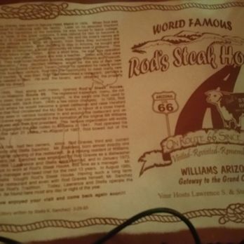 Rod's Steak House - Steakhouses Near Me - Williams, Arizona