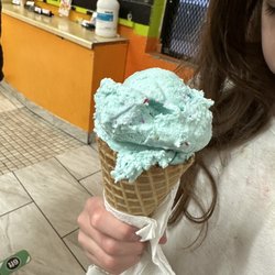 La Michoacana - Double scoop of birthday cake on waffle cone! $6.50 (1/6/2023)