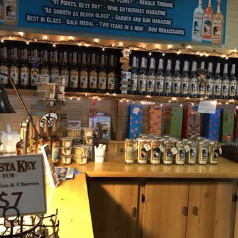 Siesta Key Rum - Merch area. Pic was taken late 2010s (pricing) - Distilleries Near Me - Sarasota, Florida Siesta Key Rum - Merch area. Pic was taken late 2010s (pricing) - Distilleries Near Me - Sarasota, Florida