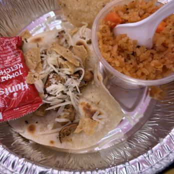 Lucha Libre - Kids mean with meal and 1 Chicken taco chicken Cold cheese not even melted - Mexican Near Me - San Diego, California Lucha Libre - Kids mean with meal and 1 Chicken taco chicken Cold cheese not even melted - Mexican Near Me - San Diego, California
