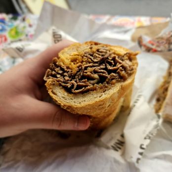 Brown Bag Sandwich - Hot Roast Beef- Au jus, cheddar sauce, Branston pickle, and crispy onions. $17. Not on the menu currently but excellent - Sandwiches Near Me - New York, New York Brown Bag Sandwich - Hot Roast Beef- Au jus, cheddar sauce, Branston pickle, and crispy onions. $17. Not on the menu currently but excellent - Sandwiches Near Me - New York, New York