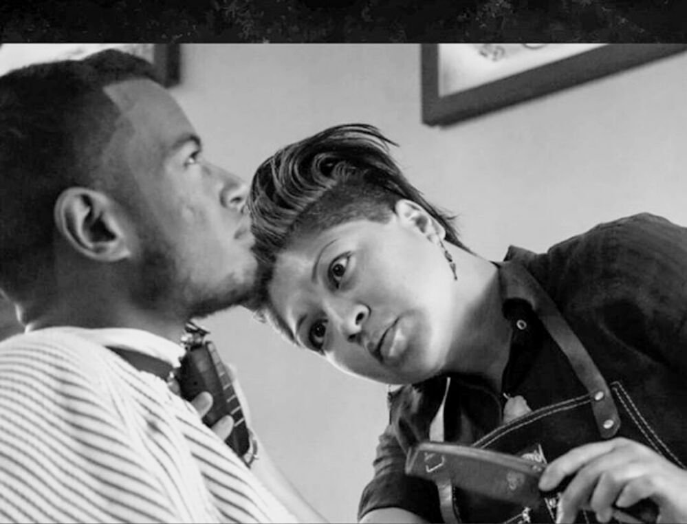 Proud People Barber Logo