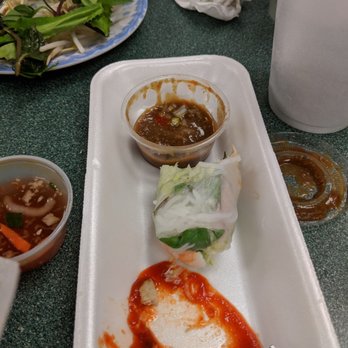 Saigon Deli - Chewy and refreshing spring rolls with peanut sauce. - Vietnamese Near Me - Tampa, Florida Saigon Deli - Chewy and refreshing spring rolls with peanut sauce. - Vietnamese Near Me - Tampa, Florida