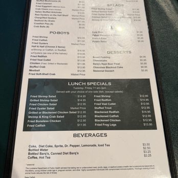 Jack Dempsey's Restaurant & Bar - Seafood Near Me - New Orleans, Louisiana Jack Dempsey's Restaurant & Bar - Seafood Near Me - New Orleans, Louisiana